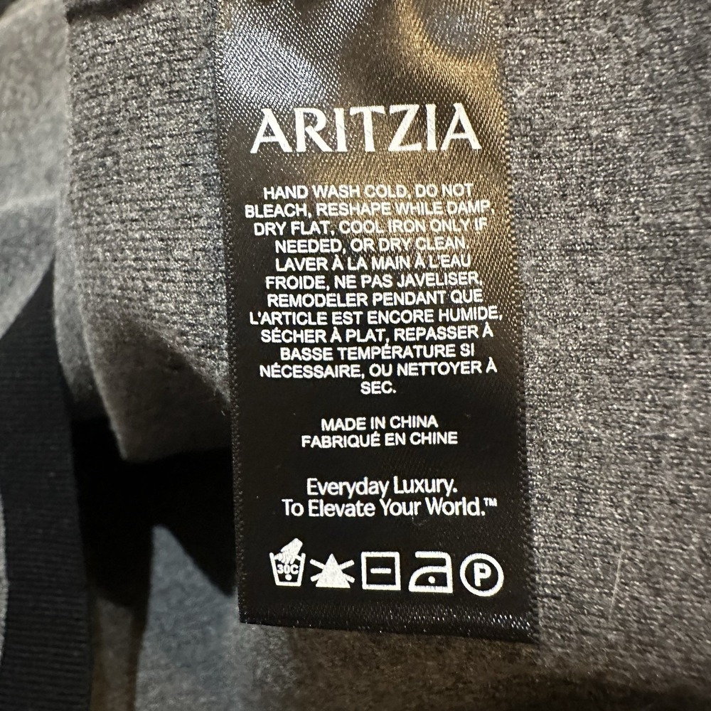 Aritzia Babaton Approach Cardigan Wonder Yarn Lady Sweater. Sz S Black Gray - Picture 8 of 10